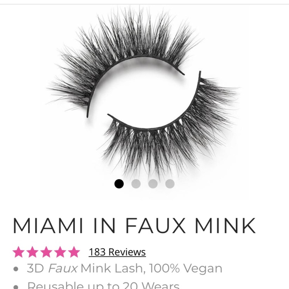 Lilly faux lashes in Mink